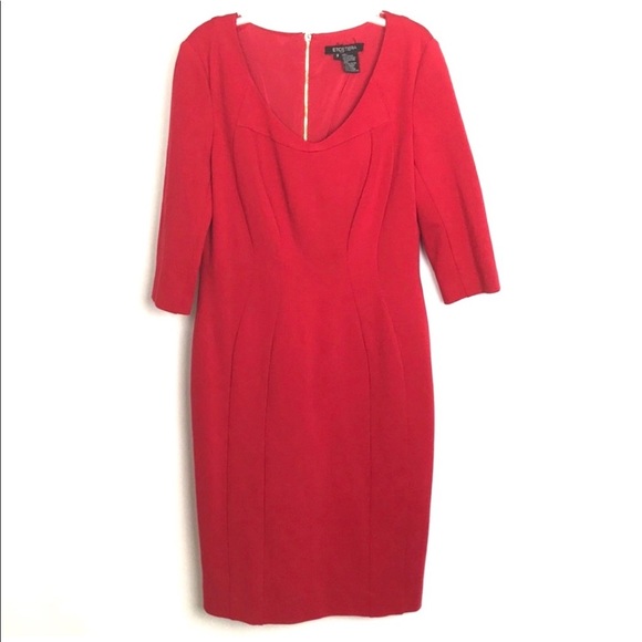 Etcetera Red Dress Size 8 - Picture 1 of 8